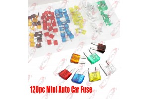 120PC Mini Trucks SUV'S Auto Fuses Assorted Color Coded Car Fuse